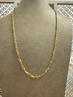 18K Guld Ankarlänk Halsband – ABH003G> Discount