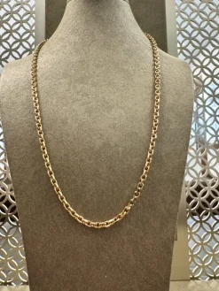 18K Guld Ankarlänk Halsband – ABH002G>