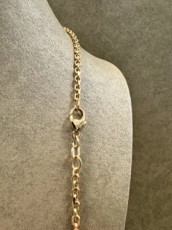 18K Guld Ankarlänk Halsband – ABH002G><noscript><img width=