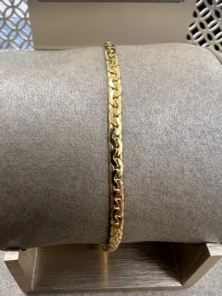 18K Guld Gucci Länk Armband – GLA001G><noscript><img width=