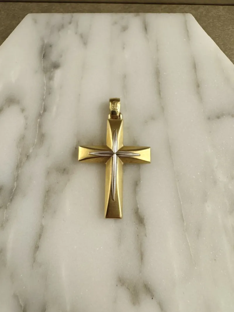 18K Guld Kors – HBG045 ( Begagnad )> Outlet