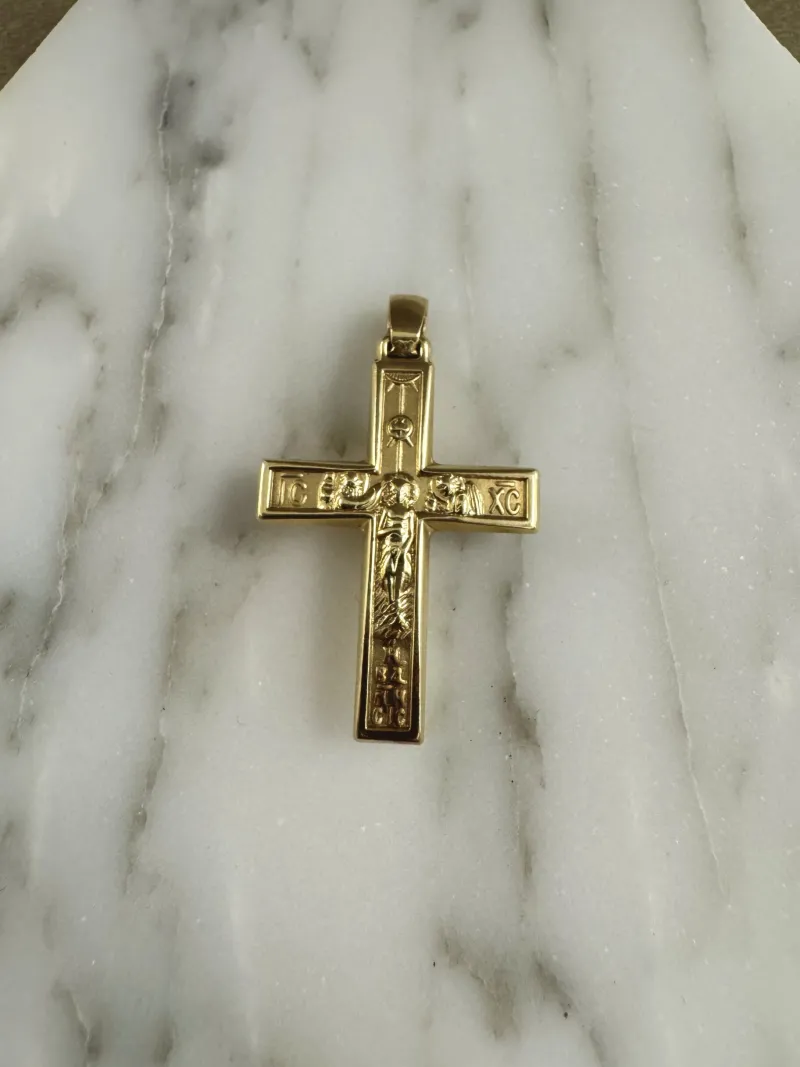 18K Guld Kors – HBG045 ( Begagnad )> Outlet