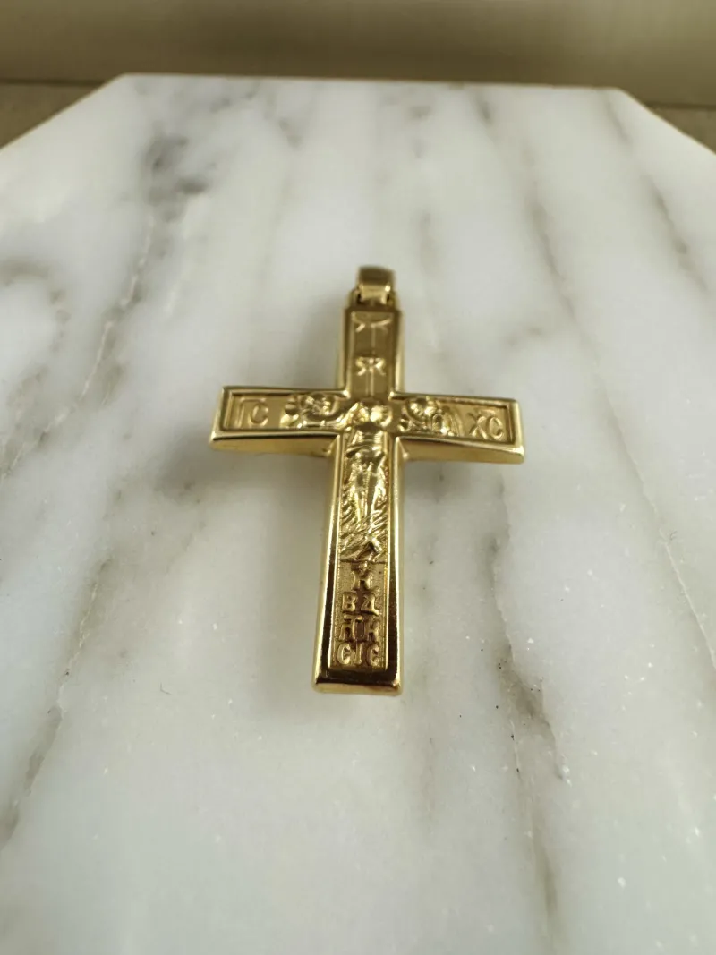18K Guld Kors – HBG045 ( Begagnad )> Outlet