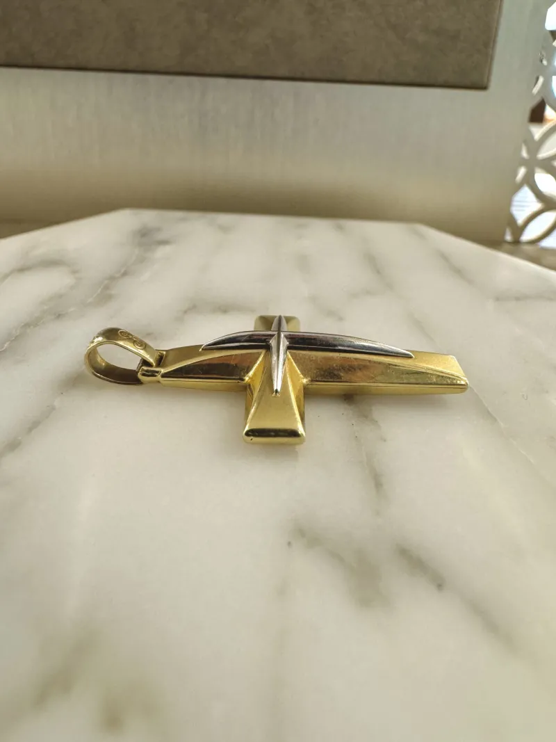 18K Guld Kors – HBG045 ( Begagnad )> Outlet