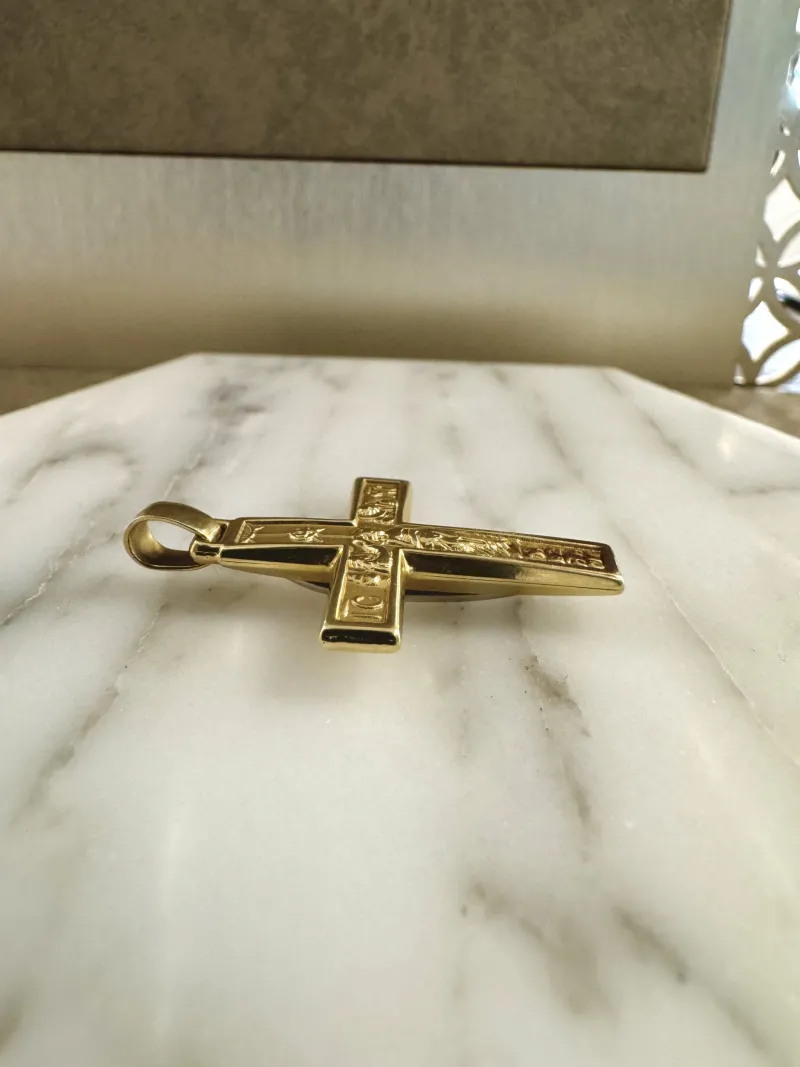 18K Guld Kors – HBG045 ( Begagnad )> Outlet