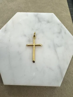 18K Guld Kors – KH008G> New