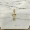 18K Guld Kors Cubic Zirconia – ZKHG001> Clearance