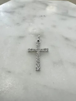 18K Guld Kors Cubic Zirconia – ZKHG011>