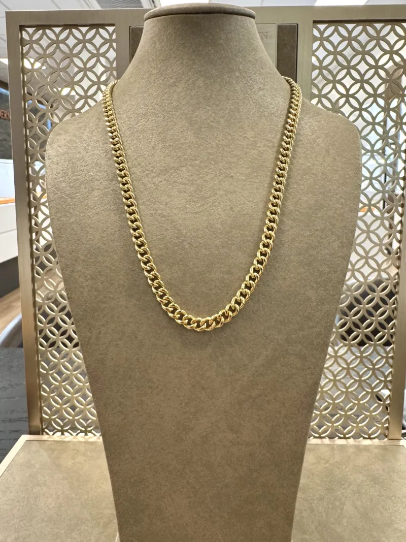 18K Guld Pansar Halsband PLH002G>