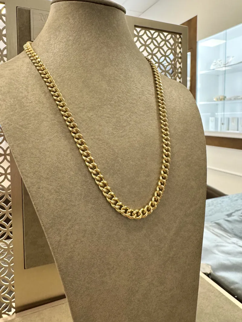 18K Guld Pansar Halsband PLH002G>