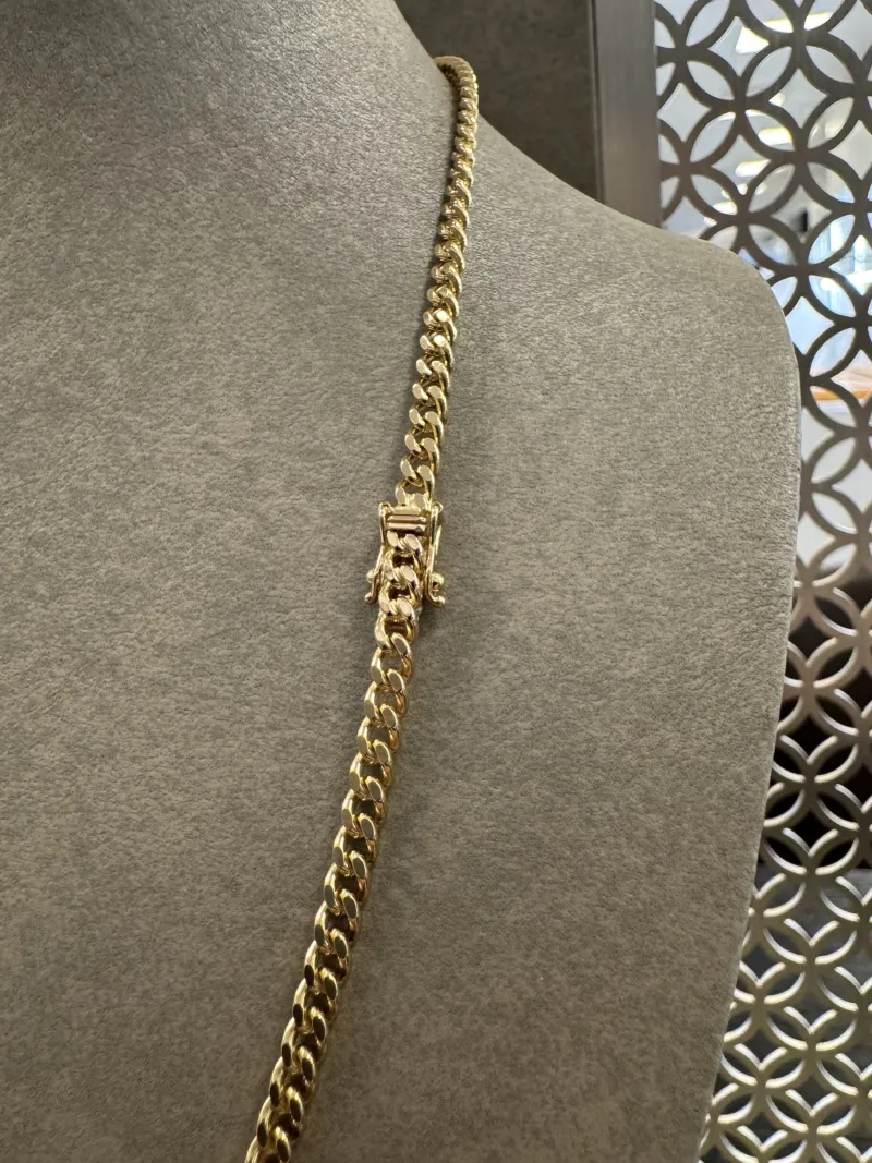 18K Guld Pansar Halsband PLH006G> Sale