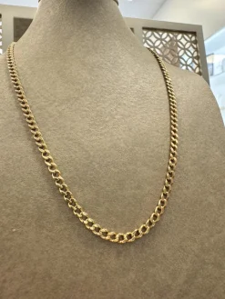 18K Guld Pansarlänk Halsband – GC-PAN-2238-HB> Hot