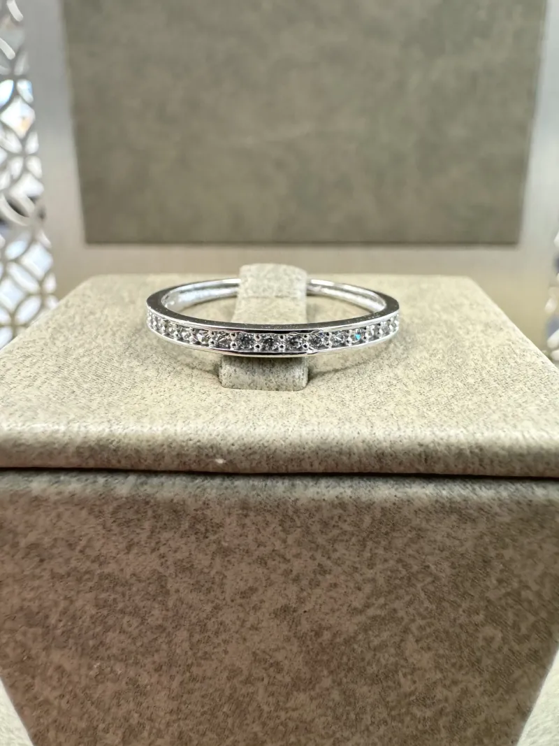 18K Vitguld Allians ring – RBG031 ( Begagnad )> New
