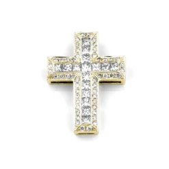 Kors i 18K Guld med 0.58ct TW/SI Diamanter – MSG05G><noscript><img width=
