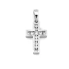 Kors i 18K Vitguld med 0.18ct TW/SI Diamanter – MSG06W> Clearance