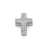 Kors i 18K Vitguld med 0.16ct TW/SI Diamanter – MSG03W> New