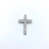 Kors i 18K Vitguld med 0.73ct TW/SI Diamanter – MRV01> Online