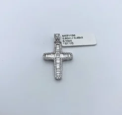 Kors i 18K Vitguld med 1.18ct TW/SI Diamanter – MST1150> Sale