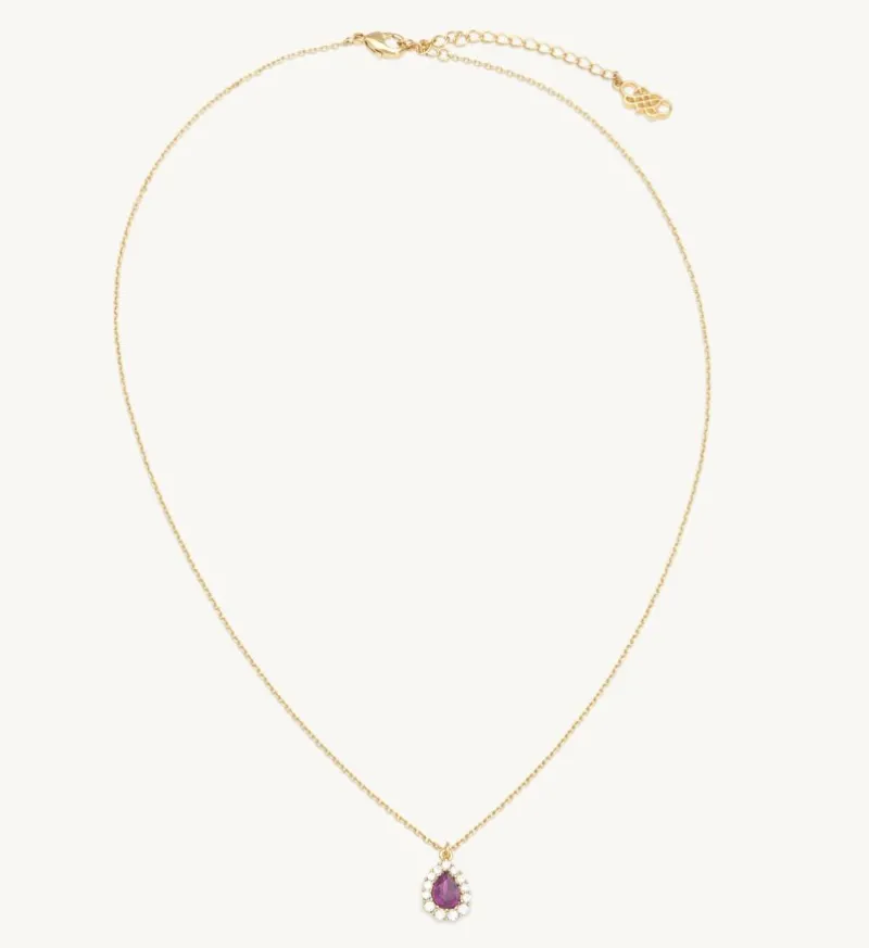 Amelie Halsband – Amethyst (Guld) 40423>Lily And Rose Outlet