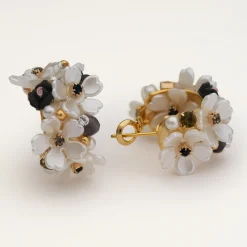Anastasia Örhängen, Creme nightfall – Guld>Lily And Rose