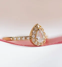 Bianca Ring Guld – Crystal (30741)>Lily And Rose Hot