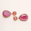 Carlotta Örhängen – Peony pink>Lily And Rose Clearance