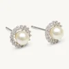 Colette Pärl Stud Örhängen – Ivory (Silver) 65092>Lily And Rose Hot