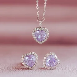 Delphine Halsband-Lavender – Guld 41123><noscript><img width=