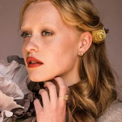 Desiree ring – Champagne Guld>Lily And Rose Best