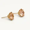 Elenora studs Champagne – Guld>Lily And Rose Outlet