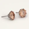 Elenora studs Champagne – Silver>Lily And Rose Outlet