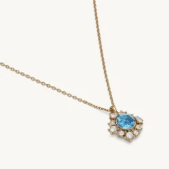 Emily Halsband Guld – Icey Blue (241069)>Lily And Rose Clearance