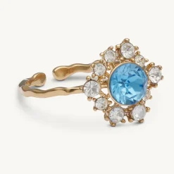 Emily Ring Guld – Icey Blue (264059)>Lily And Rose Best