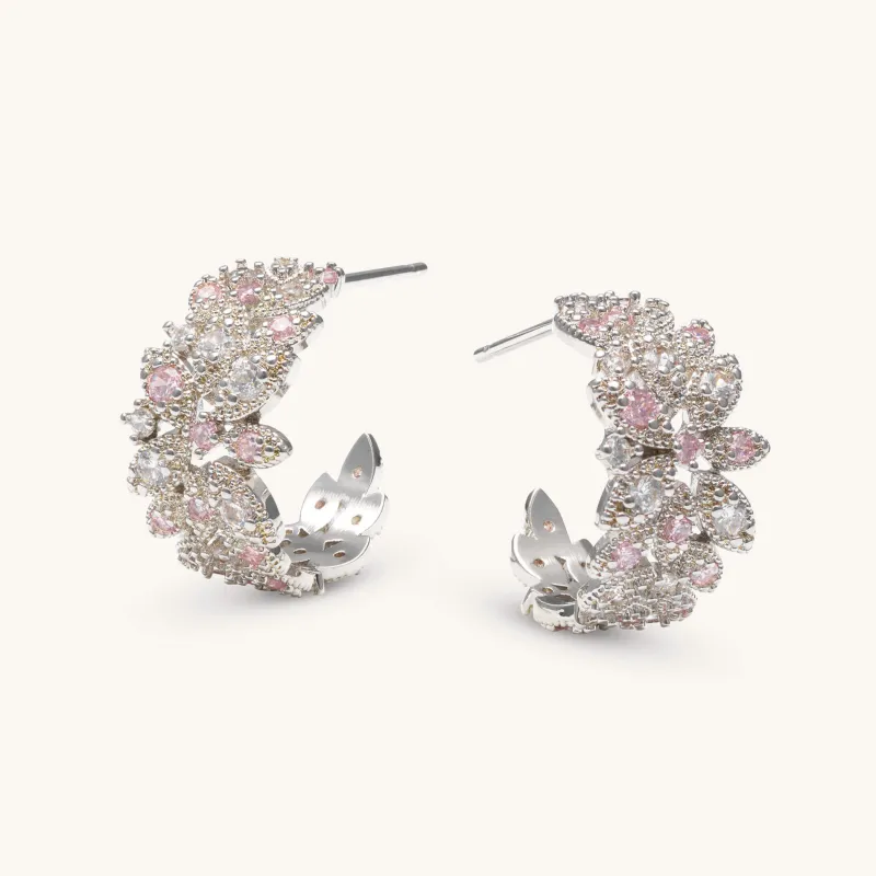 Laurel Hoops Örhängen- Silver 66031>Lily And Rose Sale