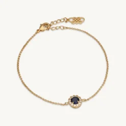 Laurie Armband Guld – Sapphire>Lily And Rose Clearance