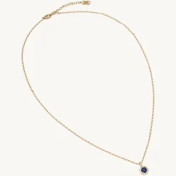 Laurie Halsband Guld – Sapphire (41145)><noscript><img width=