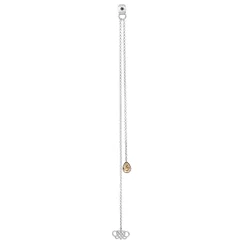 Logo Chain Drop Crystal (Silver) 20101>Lily And Rose