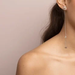 Logo Chain Drop Crystal (Silver) 20101><noscript><img width=