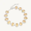 Luna Armband – Golden Brown Topaz (Guld) 51152>Lily And Rose New