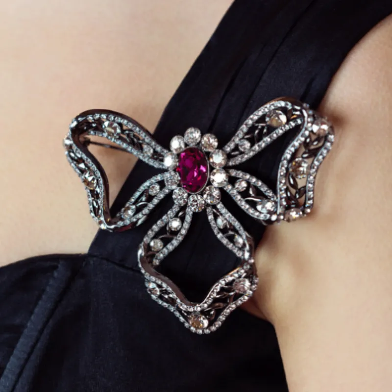 Marie Antoinette Brooch – Fuschia 70291>Lily And Rose Sale