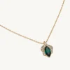 Petite Camille Halsband – Emerald (Guld) 41132>Lily And Rose Clearance