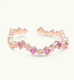 Petite Capella Ring – Pink Ruby (Guld) 30034>Lily And Rose New
