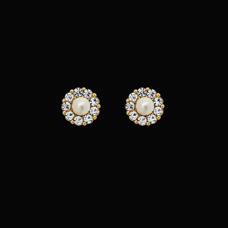 Petite Miss Sofia Pearl Örhängen- Crystal (Guld) 62297>Lily And Rose Discount