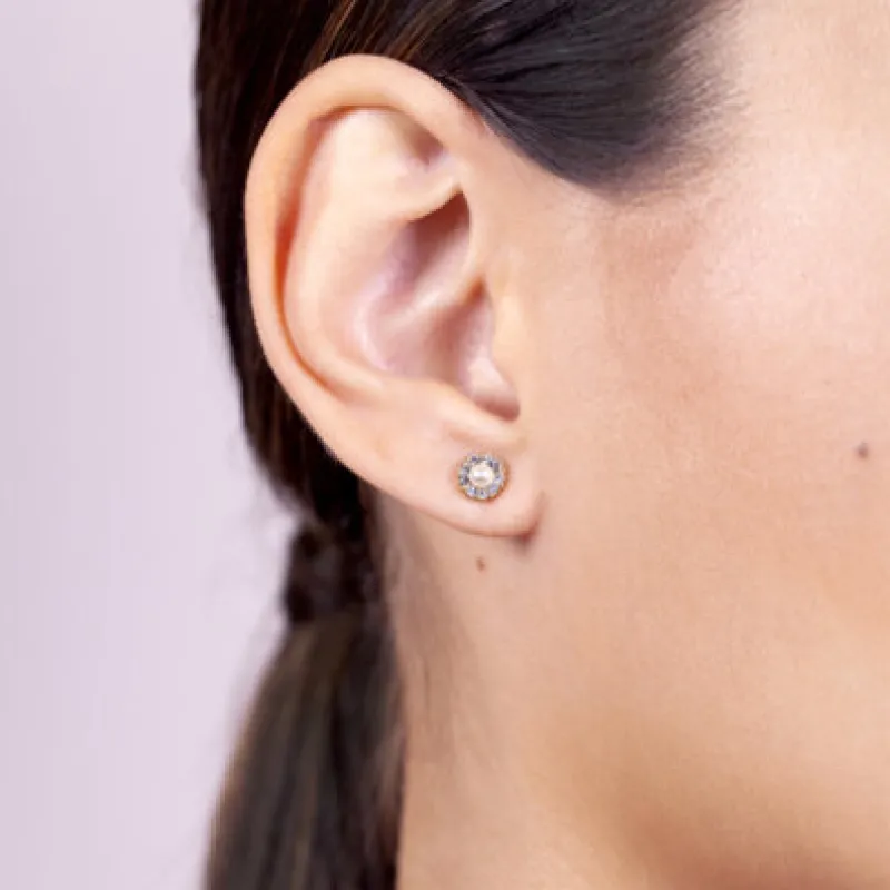 Petite Miss Sofia Pearl Örhängen- Crystal (Guld) 62297>Lily And Rose Discount