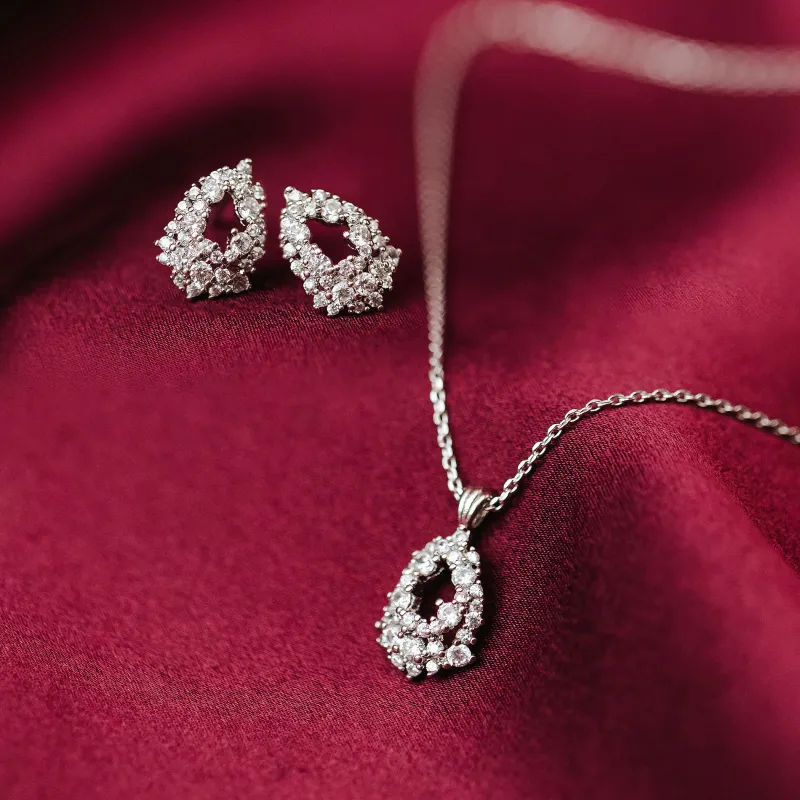 Petite Miss Alice Halsband – Crystal (silver)>Lily And Rose Discount