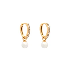 Örhängen Petite Kennedy Hoops Ivory Pearl (Guld) 62312>Lily And Rose Best