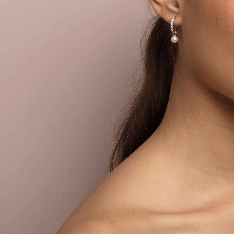 Örhängen Petite Kennedy Hoops (Silver) 62313>Lily And Rose Outlet