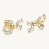 Versailles Bow Örhängen – Crystal (Guld) 65031>Lily And Rose Sale
