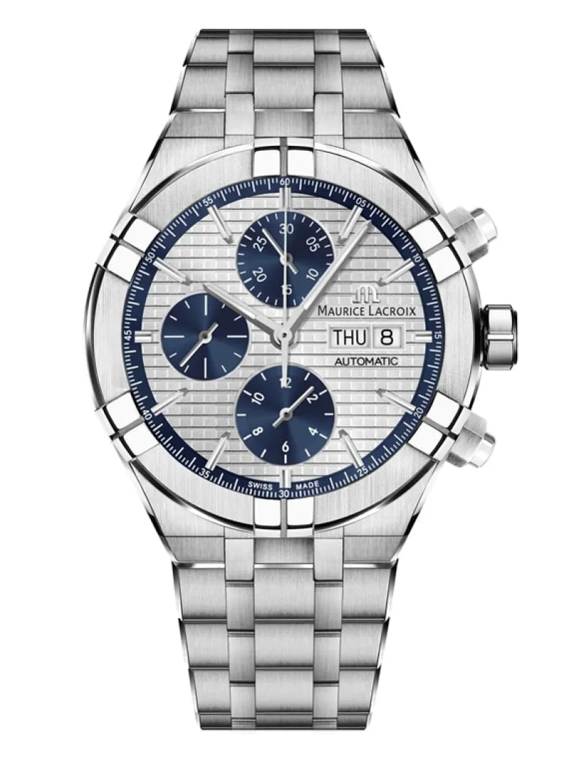 Maurice Lacroix Gents Automatic Chronograph AI6038-SS002-131-1>Aikon Sale