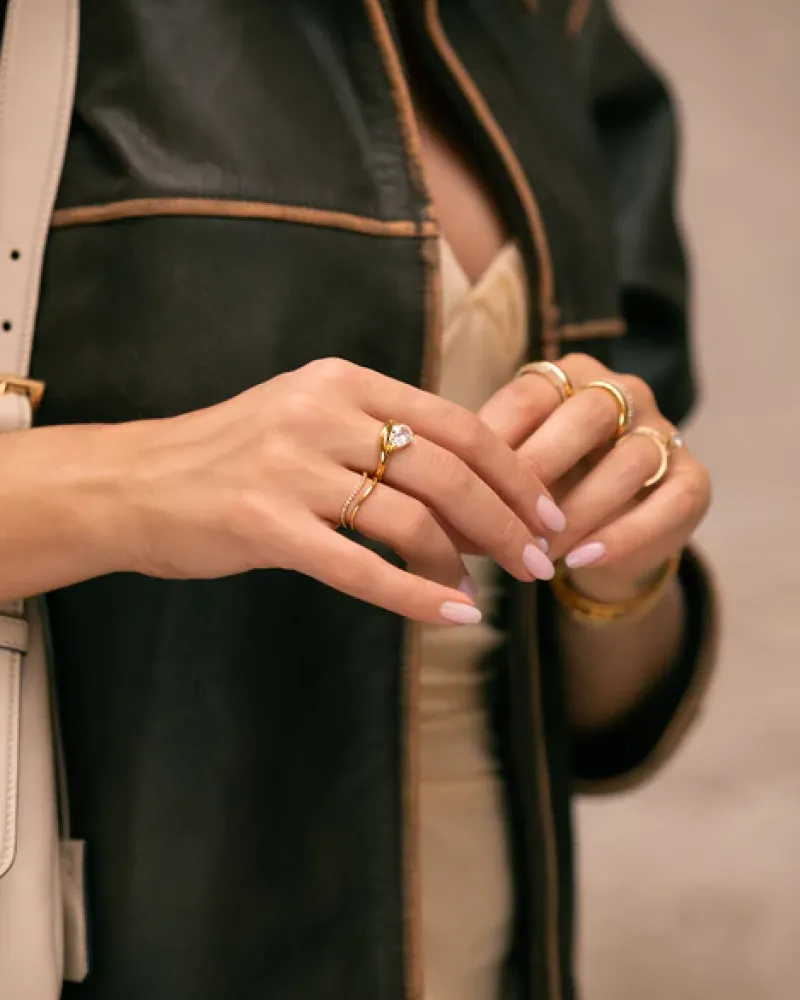 Amara Ring Guld>Mockberg Sale